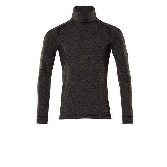 Functional undershirt, light weight functional undershirt, dark anthracite/black