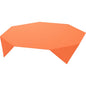The Dunisilk MD tablecloth 84x84 cm Linnea by Duni GmbH in Orange adds a touch of color and subtle texture to the table and stands out beautifully against a plain white background. Each pack contains 20 high-quality cloths.