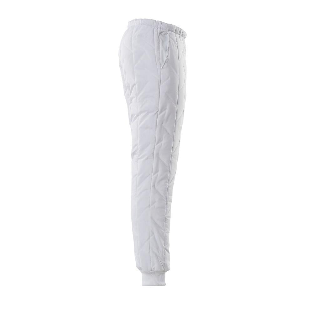 Thermal trousers, water-repellent thermal trousers, white