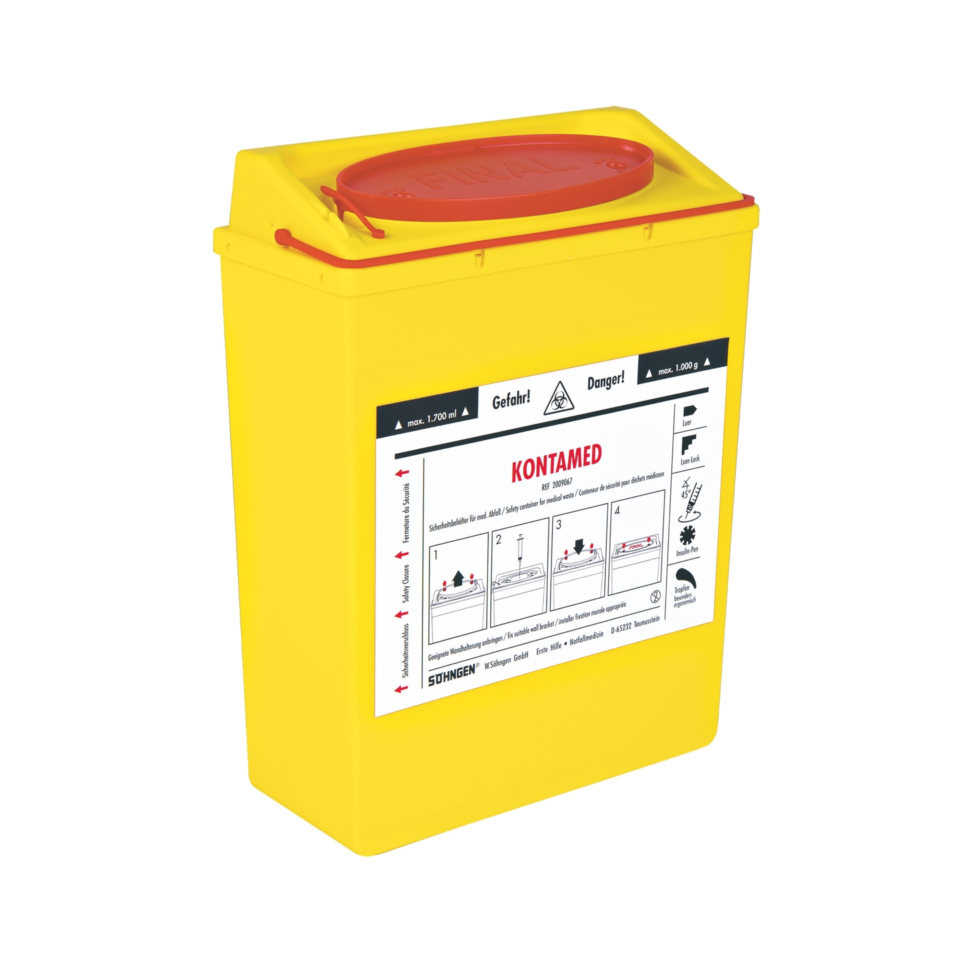 KONTAMED-Sicherheitsbehälter