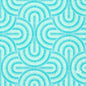 Turquoise and mint blue geometric napkins with radial, fine lines creating a textured, symmetrical pattern. Duni GmbH "Breeze Mint Blue Napkins" 33x33 cm, pack of 50 pieces.