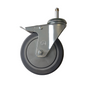 Numatic swivel castor with brake, gray