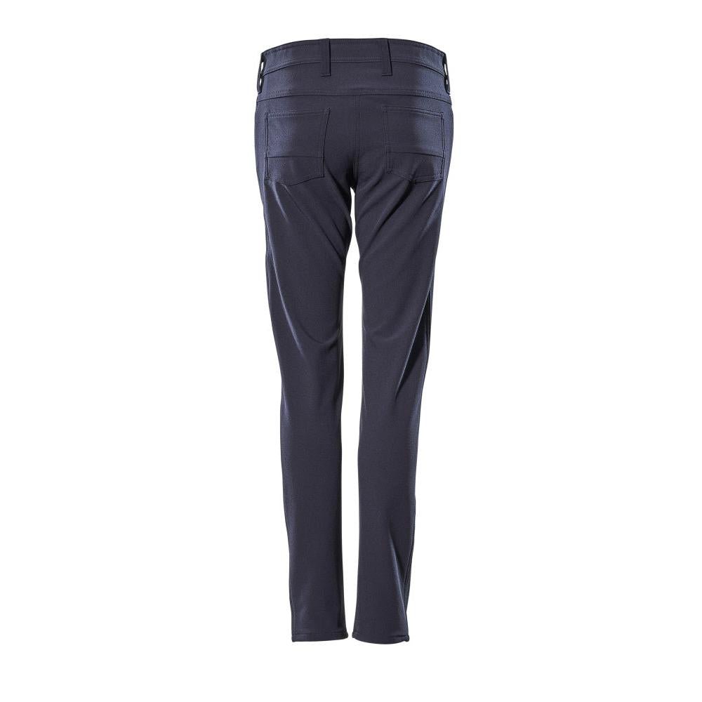 Pants, women, PEARL, stretch, light pants, black-blue
