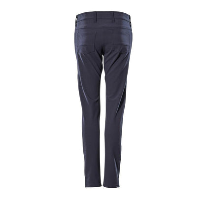 Pants, women, PEARL, stretch, light pants, black-blue