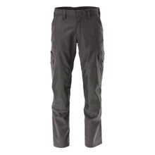 Trousers with knee pockets, cotton+ trousers, dark anthracite