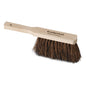 The Nölle Profi Brush Hand Broom 30 cm from Nölle Profi Brush Bürsten- & Pinseltechnik e.K. has a light wooden handle with "Kraftpaket Made in Germany", dense dark bristles made of Arenga and coconut fibers, and a hole for hanging.