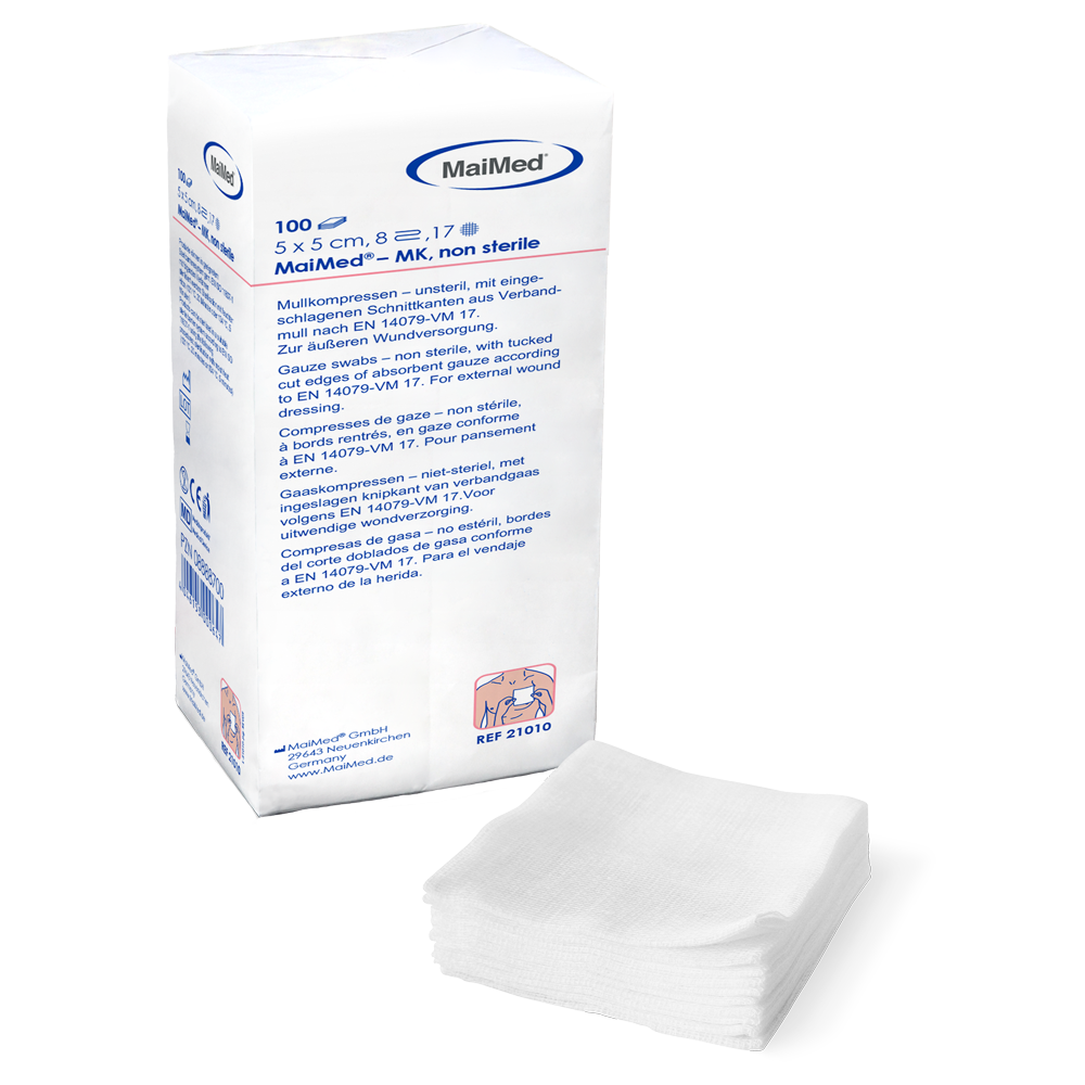Comhbhrúíonn uige neamhsterile MaiMed-MK-100 píosa/mála páipéir