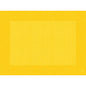 The Bio-Dunicel Sets 30x40 Linnea yellow from Duni GmbH are rectangular, textured, biodegradable placemats with a subtle cross-hatch pattern and a darker yellow border - perfect for eco-friendly table decorations. Pack of 100 pieces.