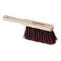 The Nölle Profi Brush Hand Brush 30 cm made of Arenga/Elaston from Nölle Profi Brush Bürsten- & Pinseltechnik e.K. has a light wooden handle with "Powerhouse Made in Germany" and black/red bristles, depicted on a white background.