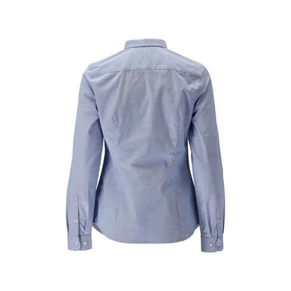 Shirt, modern women's fit, stretch women's blouse, light blue