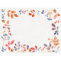 A rectangular white background, framed by watercolor-style autumn leaves, berries, and acorns, forms the centerpiece—ideal for the Duni GmbH Bio-Dunicel Sets 30x40 Autumn Gradient (pack of 100). The center area is left blank.
