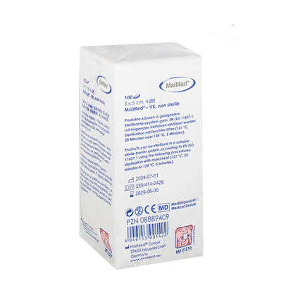 Comhbhrúite lomra neamh-steiriúil MaiMed-VK de 100 píosa/mála páipéir