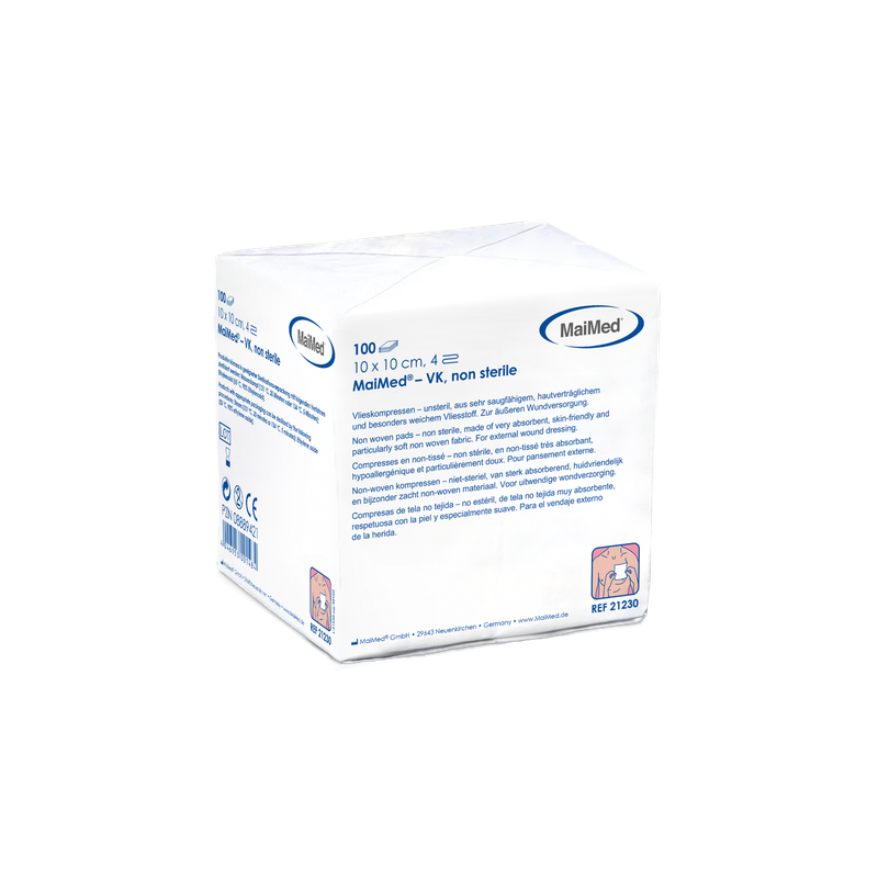 Comhbhrúite lomra neamh-steiriúil MaiMed-VK de 100 píosa/mála páipéir