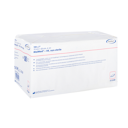 Comhbhrúite lomra neamh-steiriúil MaiMed-VK de 100 píosa/mála páipéir
