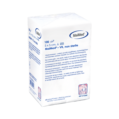 Comhbhrúite lomra neamh-steiriúil MaiMed-VK de 100 píosa/mála páipéir