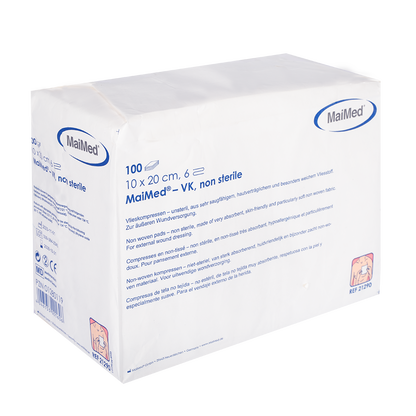 Comhbhrúite lomra neamh-steiriúil MaiMed-VK de 100 píosa/mála páipéir