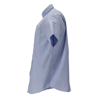 Shirt, classic fit, stretch, light blue