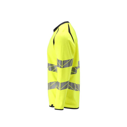 Sweatshirt, modern fit Sweatshirt Multisafe, hi-vis yellow/black-blue