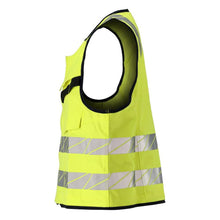Tool vest Tool vest Multisafe, hi-vis yellow/black-blue