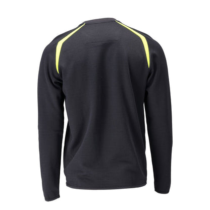 Sweatshirt, modern fit Sweatshirt Multisafe, black blue/hi-vis yellow