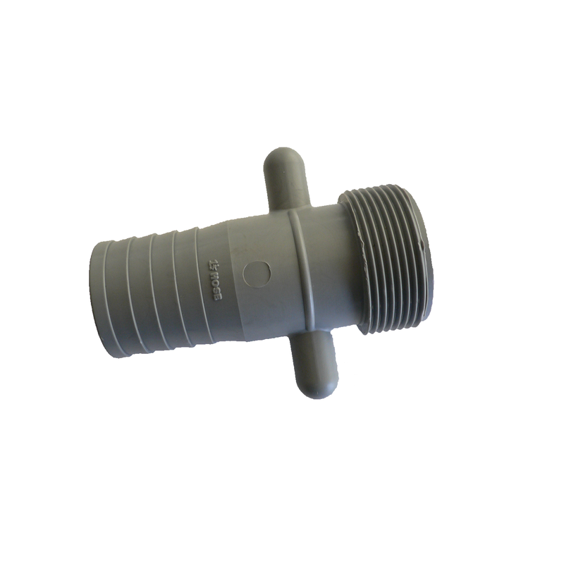Numatic transition piece 5/4" for drain hose 10 m / external thread (e.g. use 2 x 10 m | pack (1 piece)