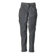 Functional trousers, stretch, women's fit trousers, anthracite grey