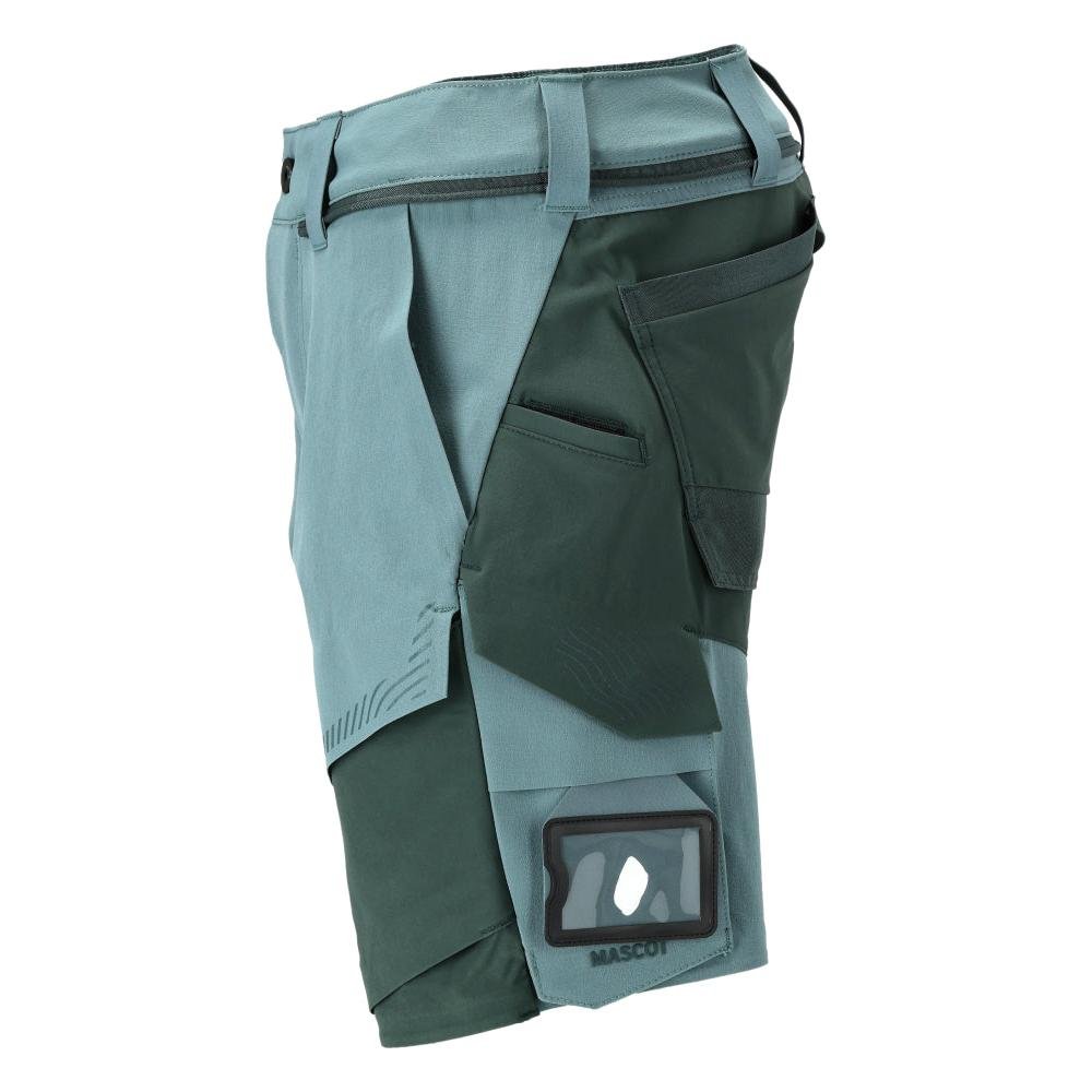 Shorts, stretch, light weight shorts, light forest green/forest green