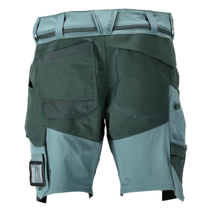 Shorts, stretch, light weight shorts, light forest green/forest green