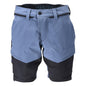 Shorts, stretch, light weight shorts, stone blue/black blue