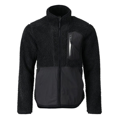 Fiber fur jacket with zipper Fiber fur jacket