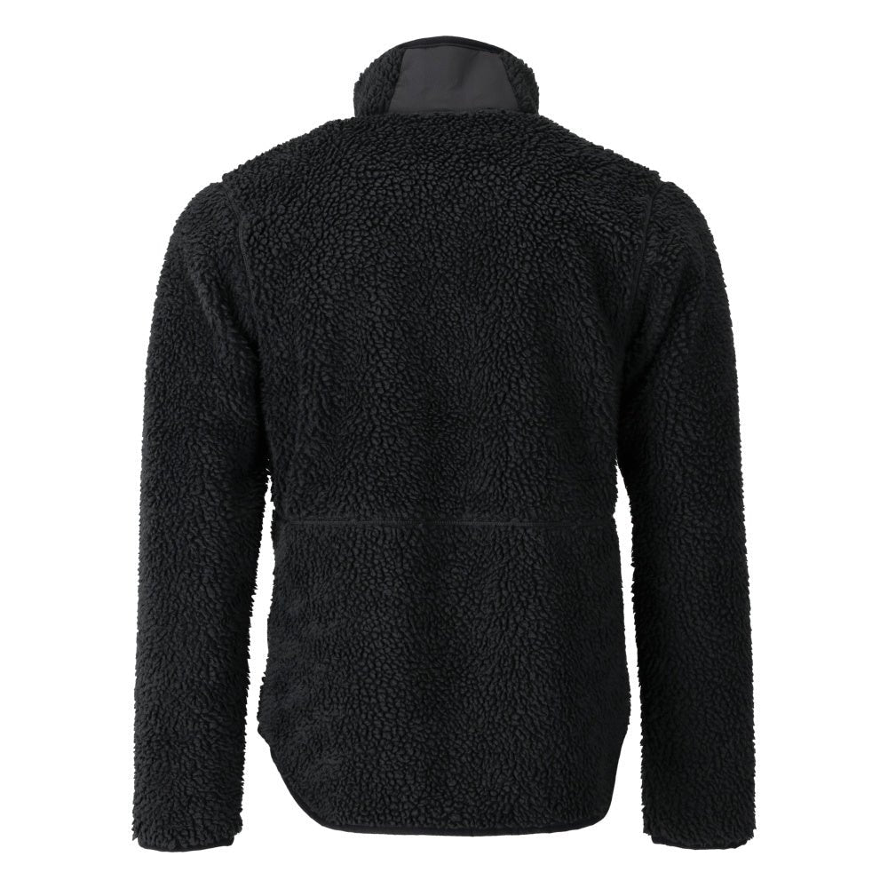 Fiber fur jacket with zipper Fiber fur jacket