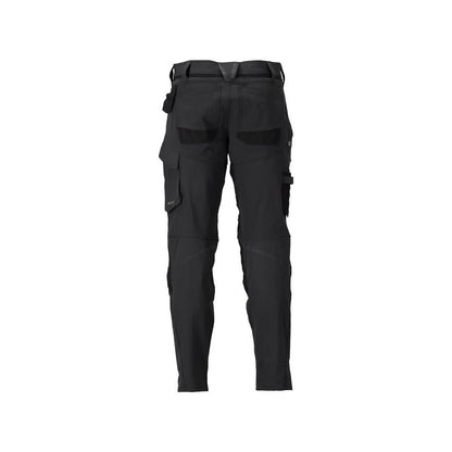 Pants with knee pockets, ULTIMATE STRETCH pants, black