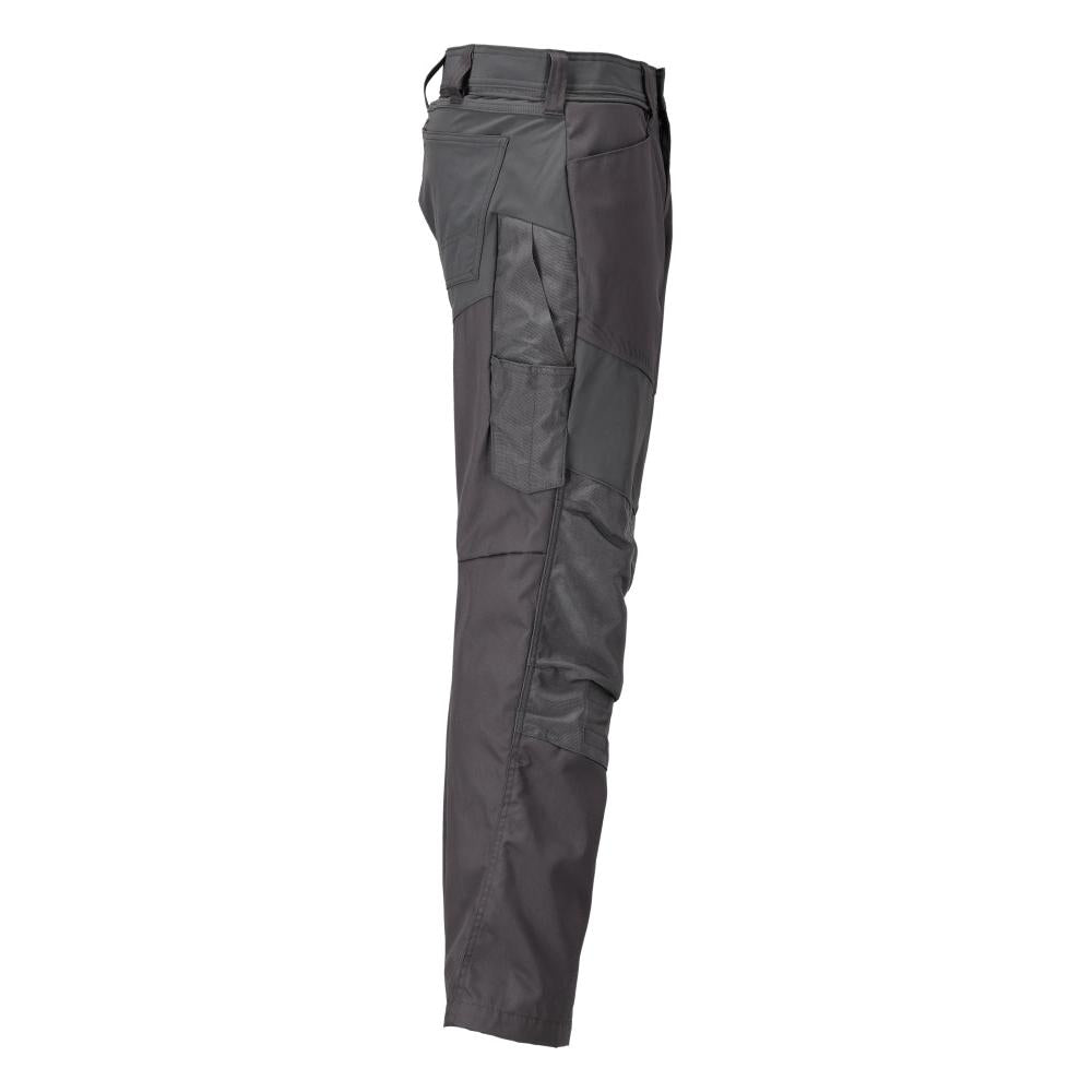 Trousers with knee pockets trousers, anthracite grey