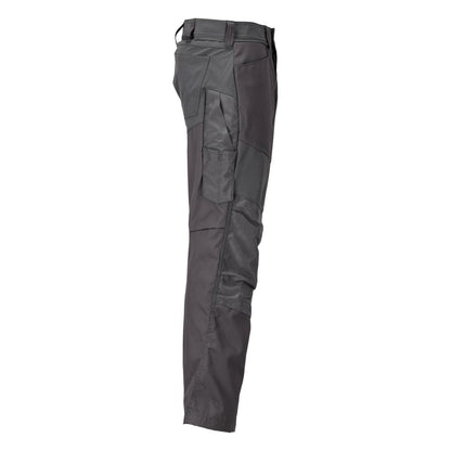 Trousers with knee pockets trousers, anthracite grey