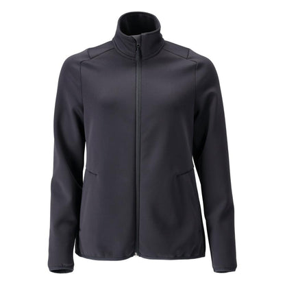 Fleece pullover with zip, women's microfleece jacket