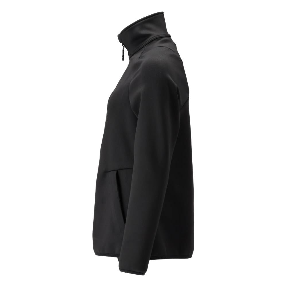 Fleece pullover with zip, women's microfleece jacket