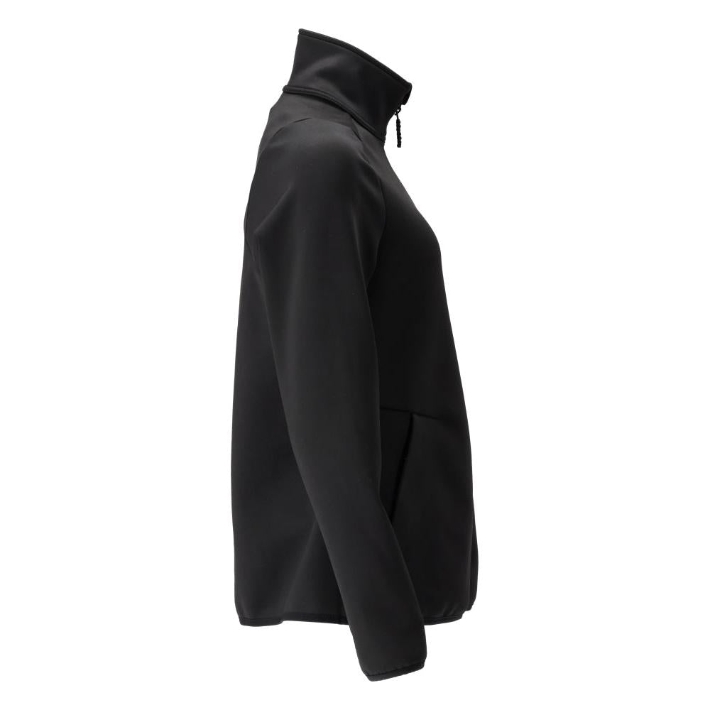 Fleece pullover with zip, women's microfleece jacket