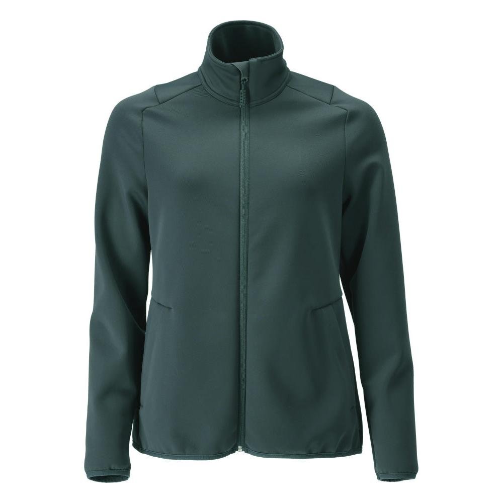 Fleece pullover with zip, women's microfleece jacket
