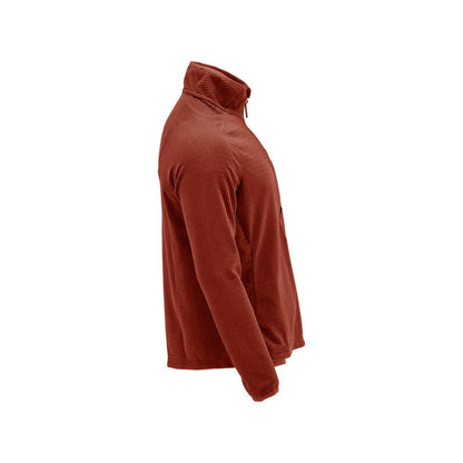 Microfleece sweater with short zipper microfleece jacket