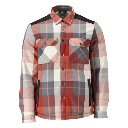 Shirt, checked, fiber fur lining, thermal shirt