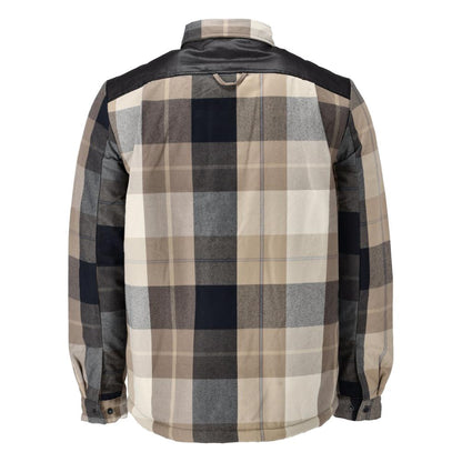 Shirt, checked, fiber fur lining, thermal shirt