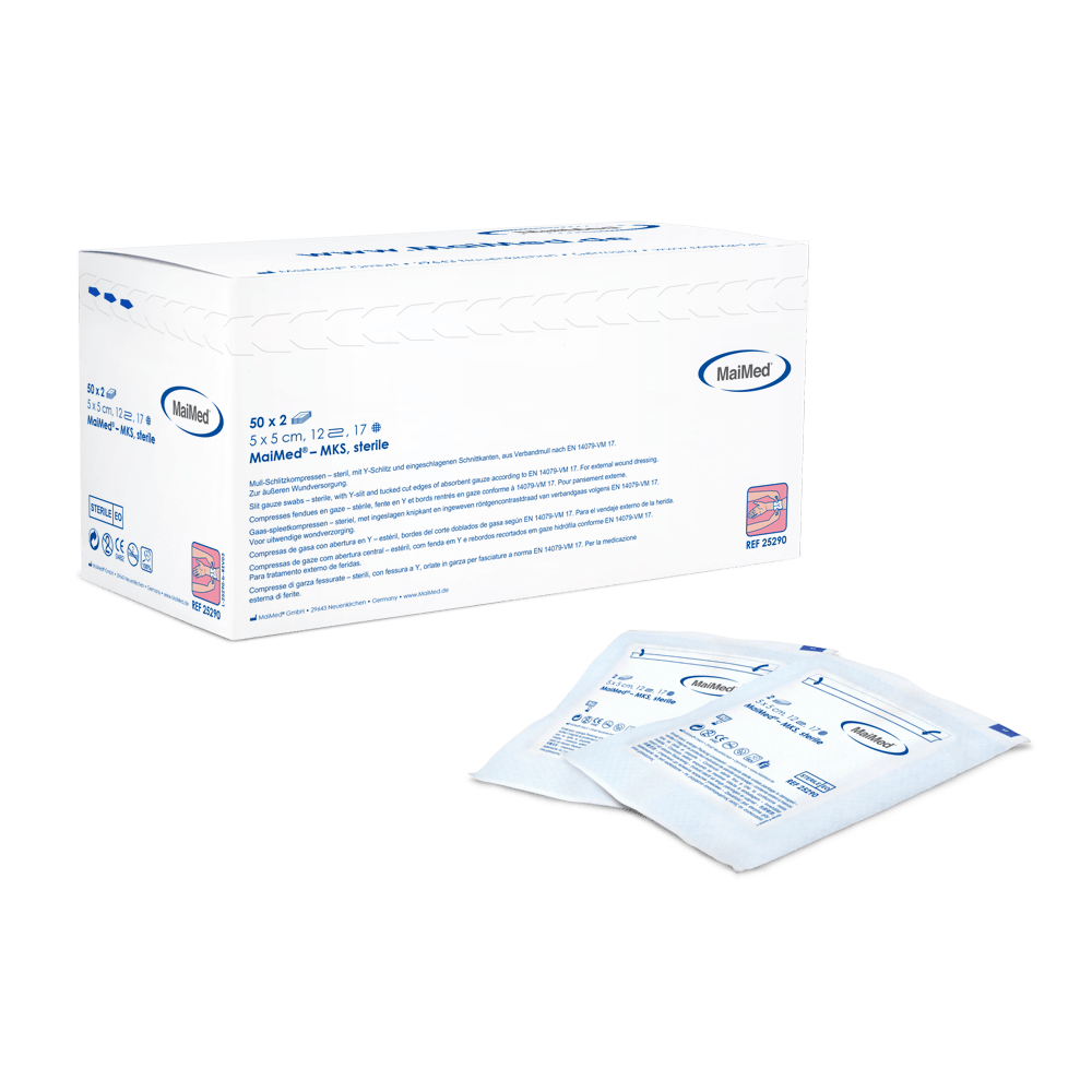 MaiMed-MKS-sterile gauze slit compresses