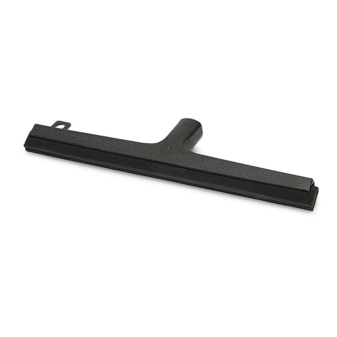 The Nölle Profi Brush Water Squeegee 43 cm made of plastic with thread from Nölle Profi Brush Brush & Paintbrush Technology e.K. is a durable floor squeegee, ideal for efficient cleaning. It features a wide blade and a threaded handle attachment.