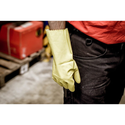 NITRAS YELLOW CLEANER, chemical protection gloves, yellow
