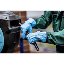 NITRAS BLUE CLEANER, chemical gloves, blue
