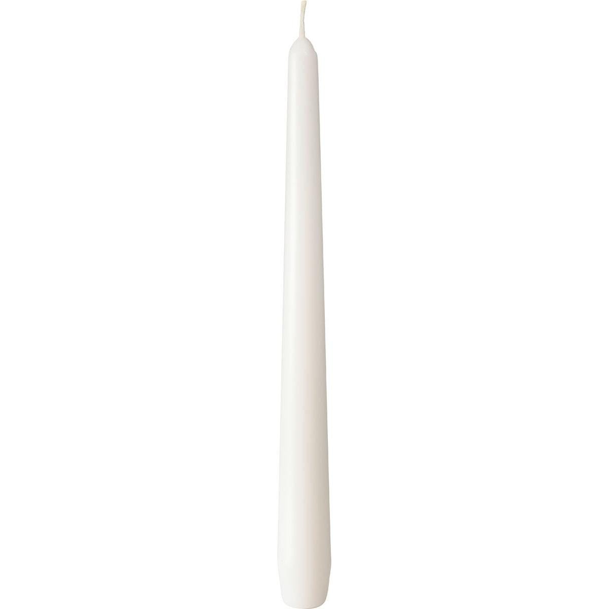 A single unlit taper candle from Duni GmbH (approx. 7h, 250 x 22 mm) stands upright against a plain background, showcasing its elegant presence.