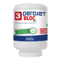 A white 4 kg cartridge labeled "Dr. Schnell PEROJET BLOC 3 ECO dishwashing detergent for commercial dishwashers, ecological" from DR.SCHNELL GmbH & Co. KGaA is marked with ecological certification seals on the front.