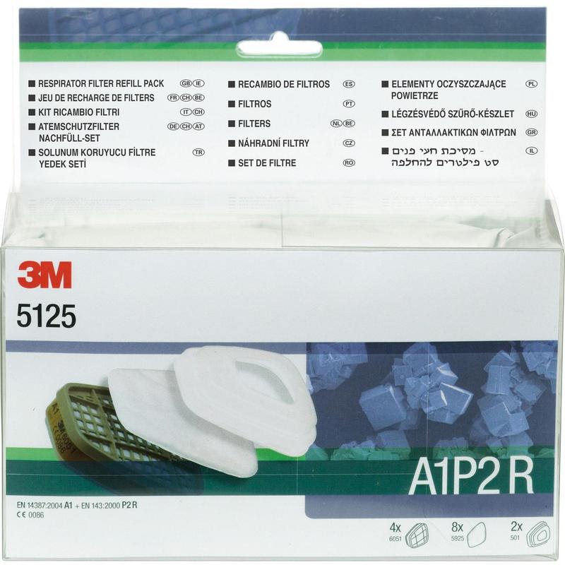 3M™ Particulate Filter Set, A1P2R 5125 | Carton (1 set)