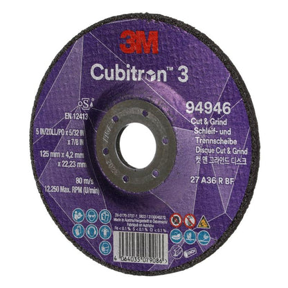 3M™ Cubitron™ 3 Cut and Grind grinding disc