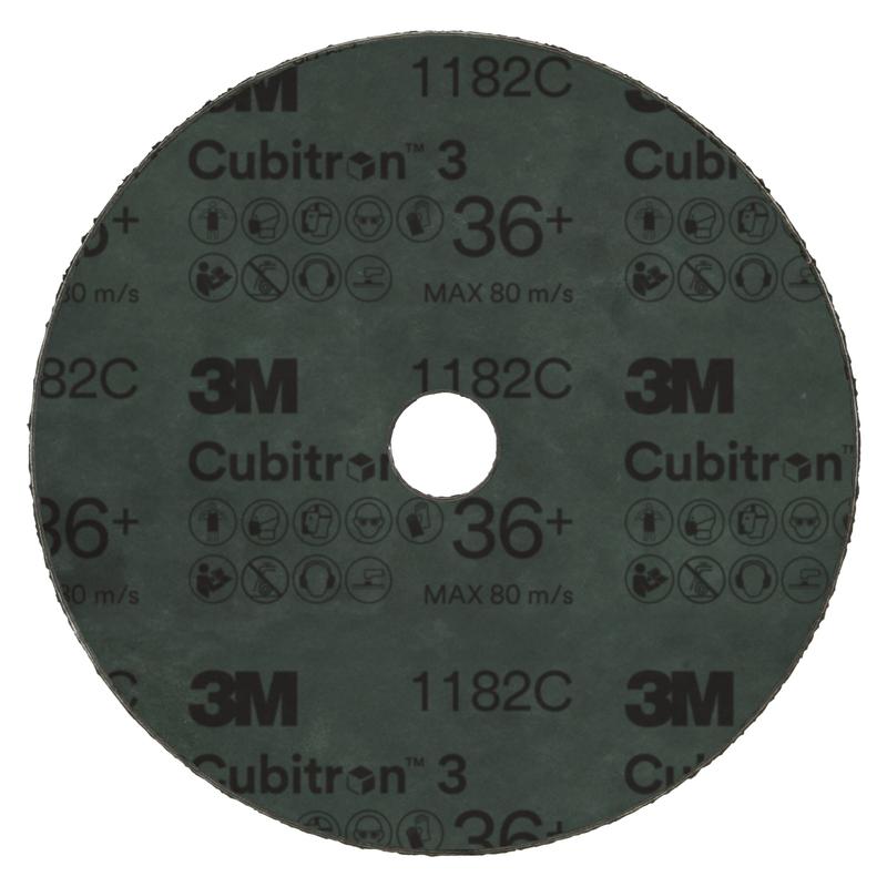 3M™ Cubitron™ 3 Fiber Disc 1182C, 36+ - Abrasive for metal
